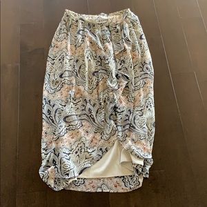 Boho floral skirt (long)